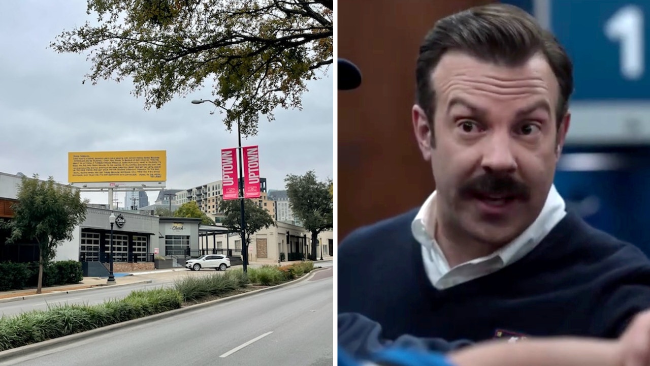 LOOK: Ted Lasso sends USMNT players motivational messages via billboard  ahead of 2022 FIFA World Cup 