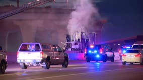 Fiery crash involving two 18-wheelers shuts down I-30 at PGBT