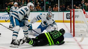 Sharks snap five-game losing streak with 5-4 win over Stars