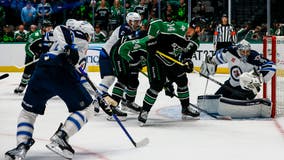 Morrissey scores in OT, Jets beat Stars, Robertson 5-4