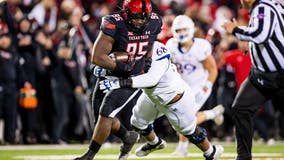 Shough, rushing attack boosts Texas Tech over Kansas 43-28