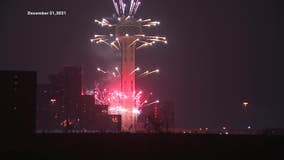Crews preparing for Reunion Tower New Year’s Eve fireworks and drone show