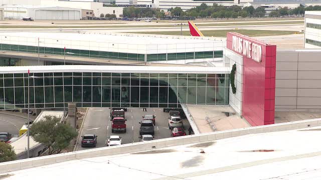 Police chase man on Dallas Love Field tarmac