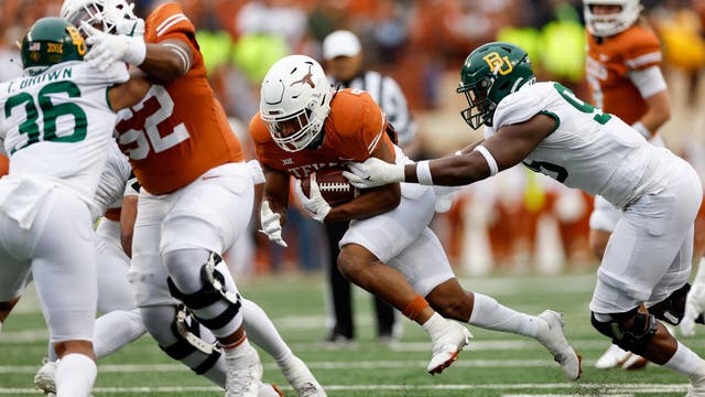 No. 24 Texas beats Baylor, keeps Big 12 title hopes alive
