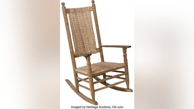 JFK's rocking chair, Jack Ruby's wallet, Titanic deck chair up for sale at Dallas auction