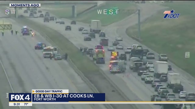 1 rushed to hospital in Fort Worth after shooting on I-30