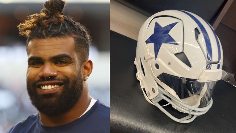 Ezekiel Elliott Spoils Cowboys Throwback Helmets For Thanksgiving | FOX ...