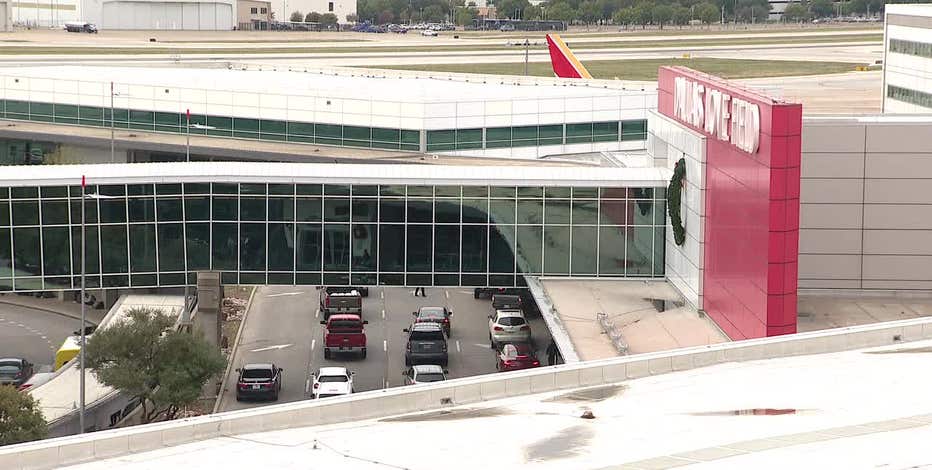 Police chase man on Dallas Love Field tarmac