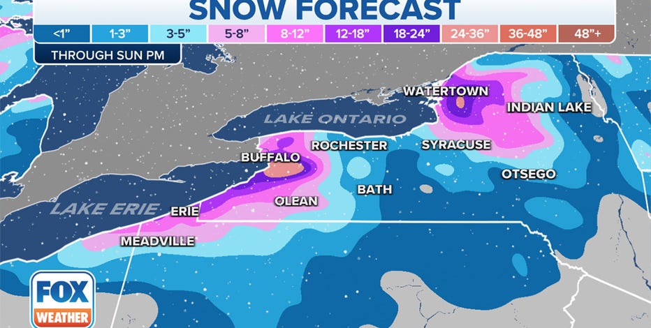 Lake Effect Snow Accumulations Some Of Northeast Ohio's Largest