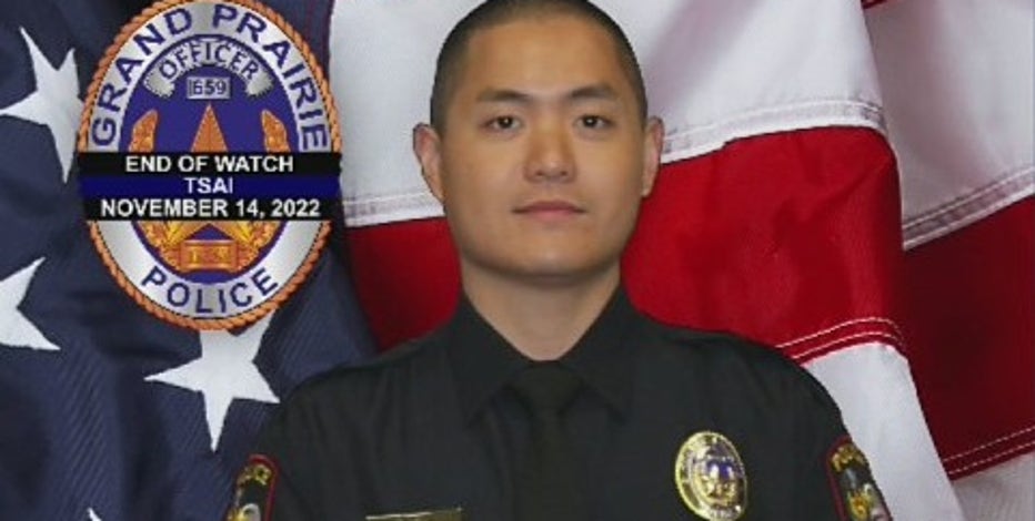 Funeral held Monday for Grand Prairie police officer killed