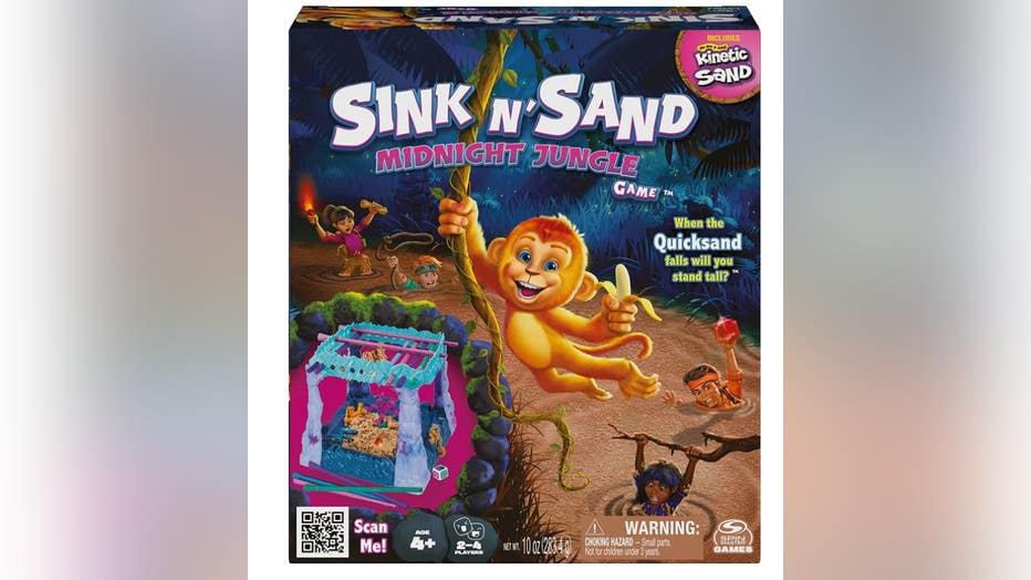 Sink N’ Sand Gioco Da Tavolo Per Bambini Con Sabbia Cinetica, Avventura Nella Giungla, 2-4 Giocatori, Età 4+, Spin Master