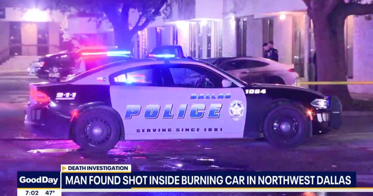 Man found shot multiple times in burning car early Saturday morning in ...