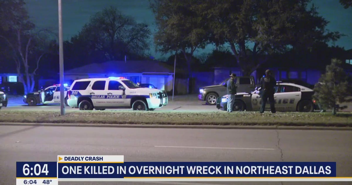 Crash leaves one person dead in northeast Dallas | FOX 4 Dallas-Fort Worth