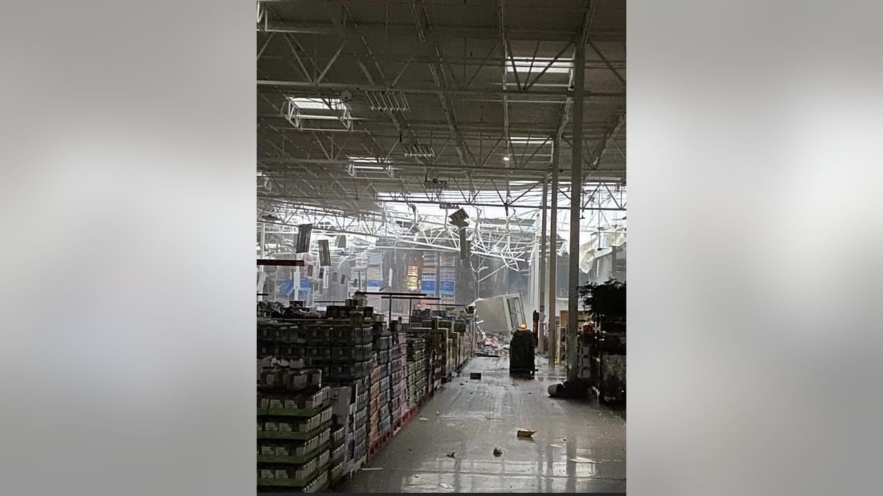 Grapevine Weather Damage: Probable tornado hits businesses near Hwy. 114