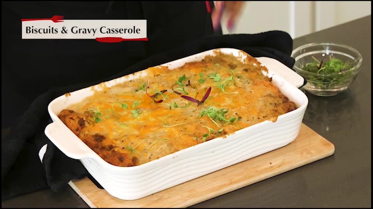 Chef Jolie's Biscuit and Gravy Casserole Recipe FOX 4 DallasFort Worth