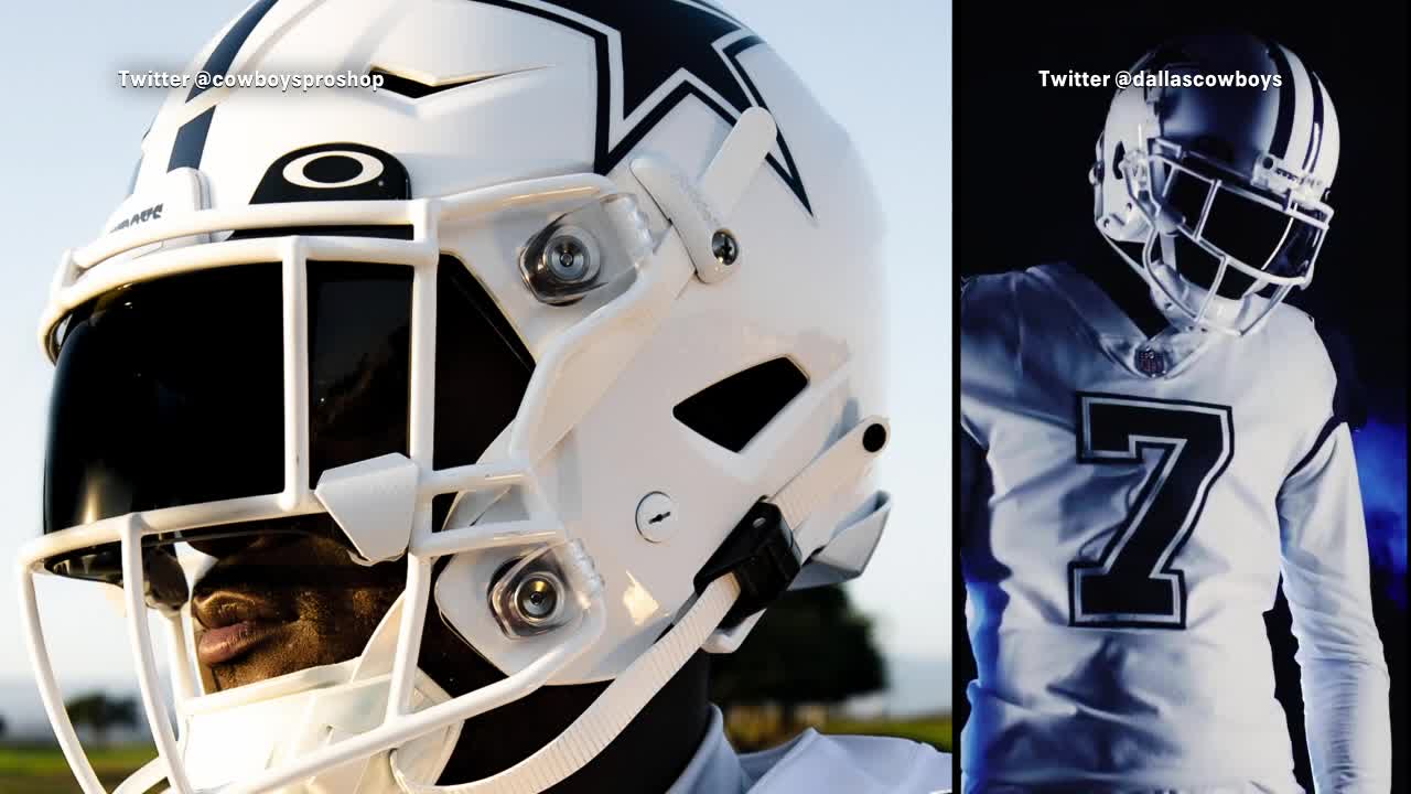 Dallas Cowboys unveil new uniform with 'arctic' white helmet Flipboard