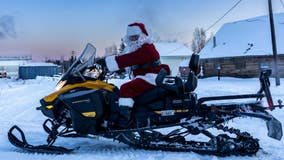 Marines use snowmobiles, aircraft to deliver toys to remote Alaskan villages