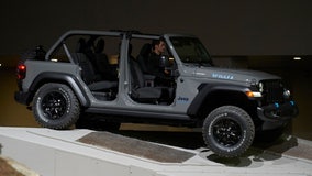 Jeep issues recall and stop-sale order on 63K hybrid Wrangler SUVs for power loss