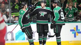 Stars win in OT again, 3-2 over Detroit on Lundkvist winner