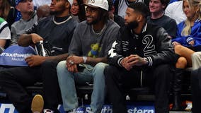 Odell Beckham Jr. spotted at Mavs game with Cowboys players