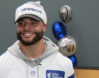 Dak Prescott, Cowboys Players Visit North Texas Children's Hospitals – NBC  5 Dallas-Fort Worth