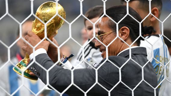 FIFA reviews Salt Bae’s ‘undue access’ to hold World Cup trophy