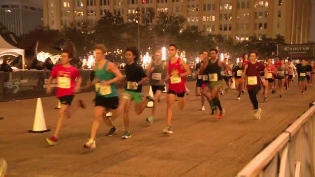 Runners compete in Dallas Marathon events