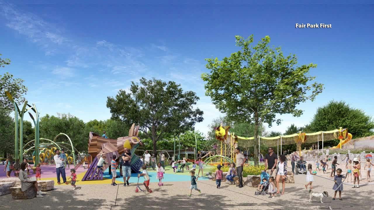 Sneak Peek Here's what the new 18acre park at Fair Park will look like