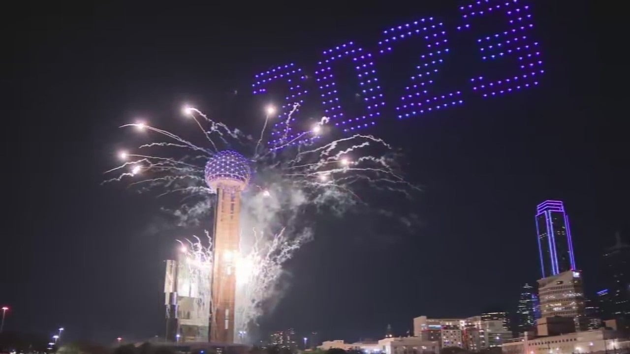 IN CASE YOU MISSED IT: New Year’s Eve fireworks show in Downtown Dallas rings in 2023