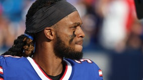 Bills safety Damar Hamlin back in Buffalo to resume recovery