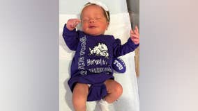 Newborns in Texas & Georgia dressed for National Championship