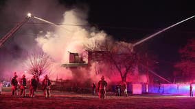 Intense fire destroys large home in north Oak Cliff