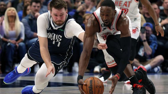 Doncic scores 34, Mavs get defensive in 115-90 win over Heat