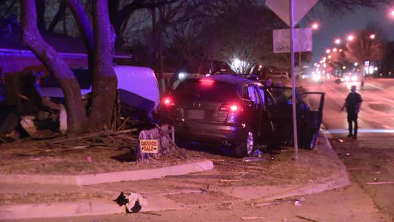 3 people injured in Northwest Dallas crash