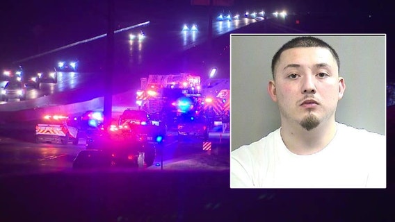 One dead, one arrested after car crashes into body of water in Arlington during possible street race