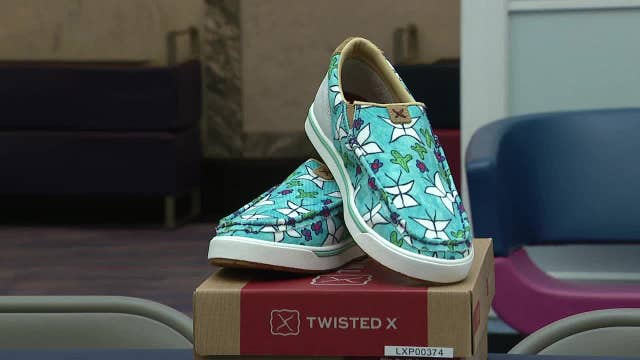 Young artists design shoes to support Cook Children's