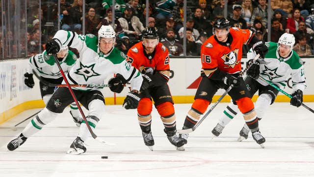 Gibson stops 35 shots, Ducks blank Stars 2-0