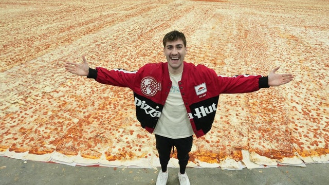Pizza Hut claims to set record for world's biggest pizza