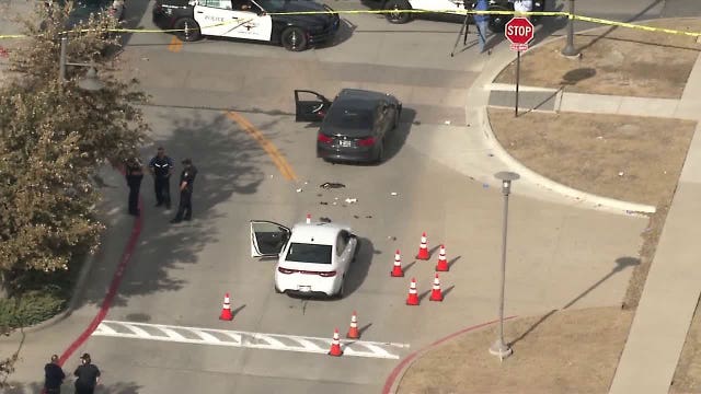 Shootout outside Fort Worth shopping center after hit-and-run leaves 1 dead