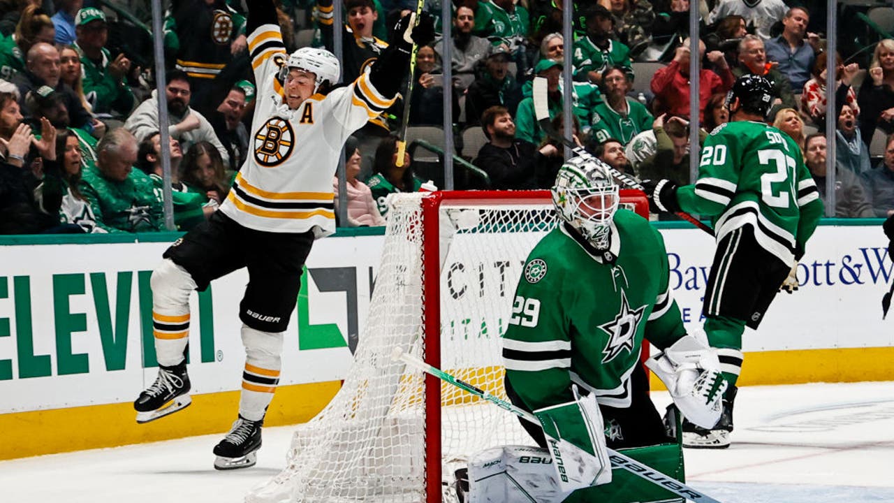 Pastrnak Scores In OT As Bruins Rally For 3-2 Win Over Stars | FOX 4 ...