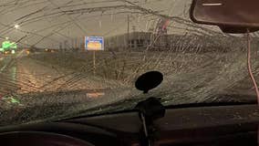 Dallas Weather: Flying ice damages cars as North Texas thaws