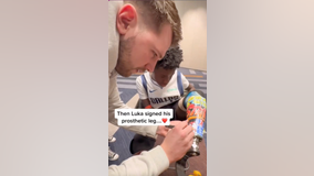 Luka Doncic surprises fan without hands or legs with trip to All-Star weekend