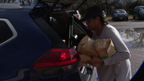 North Texas Food Bank volunteers spread the love on Valentine's Day