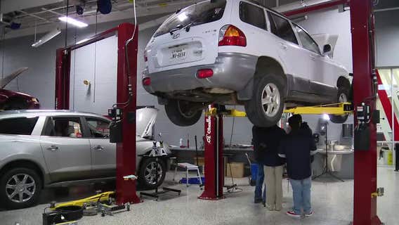 Arlington ISD auto body shop offers students real-life experience