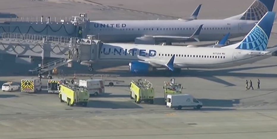 United flight lands in San Diego after device aboard catches fire