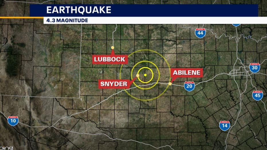 Earthquake rattles West Texas Thursday morning