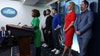 'Ted Lasso' cast visit White House, promote mental health care