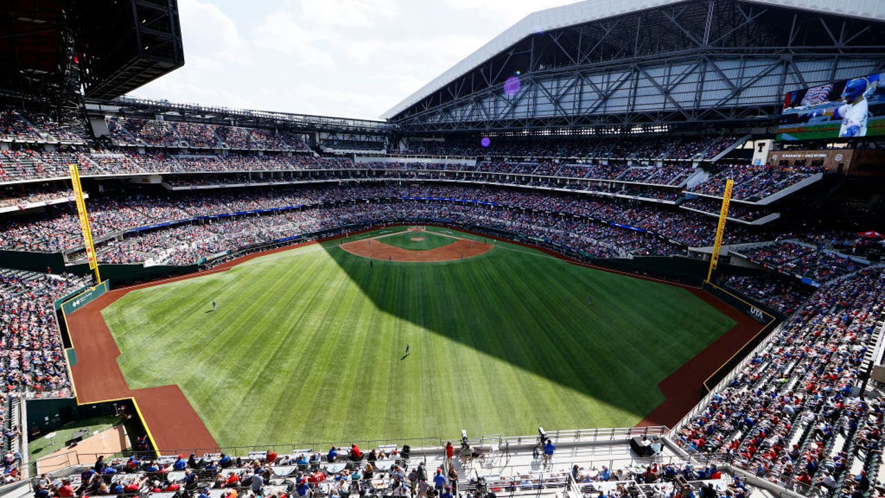 One (1) Official Texas Rangers 2023 Opening Day Magnetic Schedule