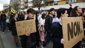 Protests erupt in France over Emmanuel Macron's retirement age bill