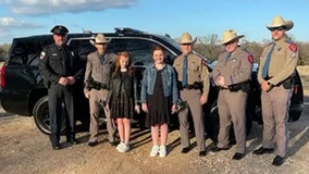 Texas state troopers take injured colleague's daughters to Daddy-Daughter Dance